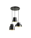 I3-VULCANO- LAMP 3L D50- NEGRO/ORO
